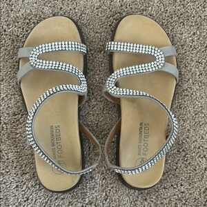 White Mountain Majorette Women's Grey Sandals